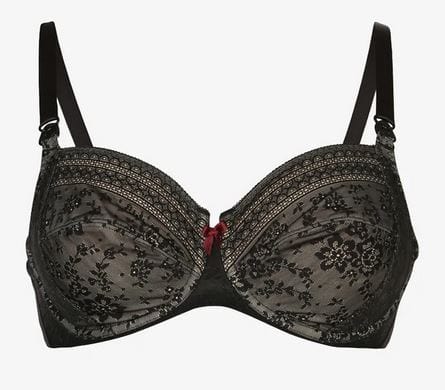 Anita Fleur Lace Underwired Nursing Bra (Black)