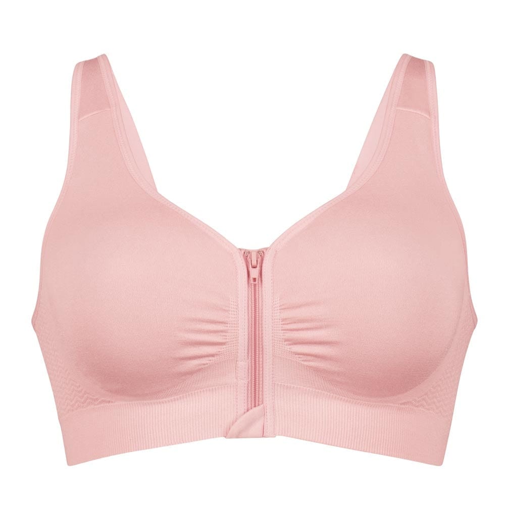 Anita Care Lisa Women's Seamless Wire-Free Mastectomy Bra - ANI-5726X, Size 40D, Soft Microfiber With Breast Form Pockets