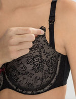 Anita Fleur Lace Underwired Nursing Bra (Black)