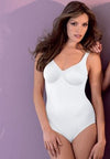 Anita Corselettes, Bodies & All-in-Ones White Anita Rosa Faia Twin Firm Underwired Body 44C