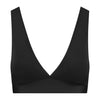 Bye Bra Bras Black / S Bye Bra Bra Top Deep Plunge