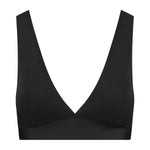 Bye Bra Bras Black / S Bye Bra Bra Top Deep Plunge