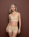 Bye Bra Bras Beige / S Bye Bra Bra Top V-Neck