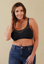 Bravado Body Silk Seamless Sheer Nursing Bra Black | EnVie Lingerie
