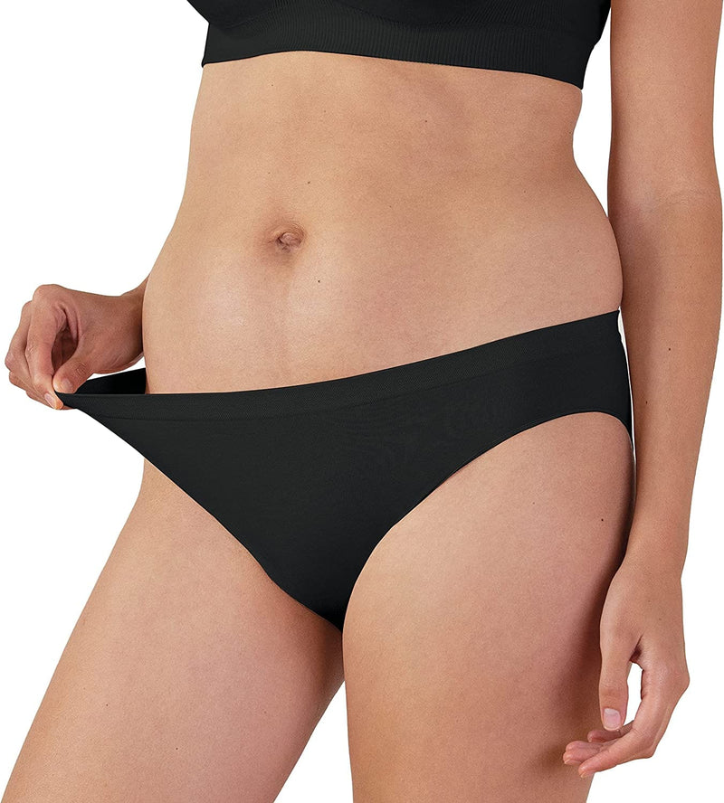 Bravado Mid Rise Seamless Panty in Black by EnVie Lingerie