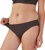 Bravado Mid Rise Seamless Panty in Chestnut from EnVie Lingerie
