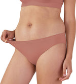 Bravado Mid Rise Seamless Panty in Roseclay from EnVie Lingerie