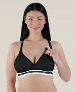Bravado Original Nursing Bra Black Front View | EnVie Lingerie