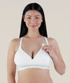 Bravado Original Nursing Bra White Front | EnVie Lingerie