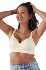 Bravado Plunge Nursing Bra Antique White | EnVie Lingerie