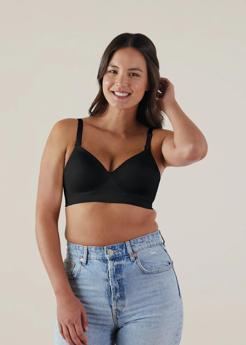 Bravado Non Wired Nursing Bras S / Black Bravado Plunge Nursing Bra