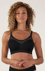 Bravado Sculpt Sheer Bra Black Front | EnVie Lingerie