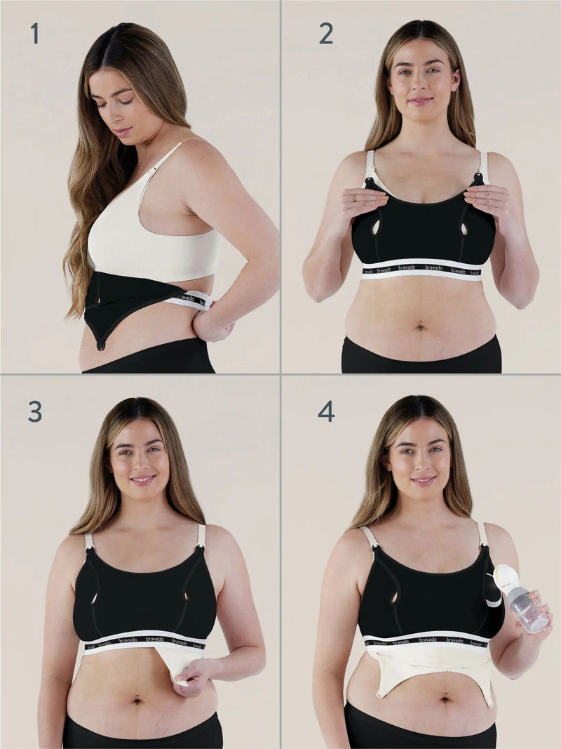 Bravado Clip and Pump Hands-Free Nursing Bra Accessory