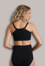 Carriwell comfot Post Surgery Bra Black Back View | EnVie Lingerie