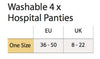 Carriwell Size Chart for Hospital Panties White | EnVie Lingerie