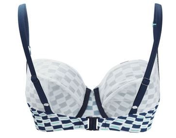 Cleo Swimwear 30FF / Blue Cleo Lucille Balconnet Bikini