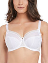 Fantasie Fusion Underwired Full Cup Bra White Close Up | EnVie Lingerie