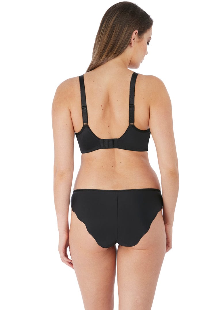 Fantasie Lingerie Ana Black Brief Back View | EnVie Lingerie