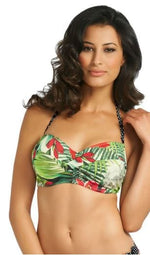 Fantasie Swimwear 32G / Multi Fantasie Malola Underwired Padded Bandeau Top