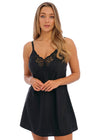 Fantasie Reflect Black Chemise | EnVie Lingerie