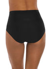 Fantasie Smoothease Black Invisible Stretch Full Brief Back View | EnVie Lingerie
