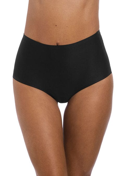 Fantasie Smoothease Black Invisible Stretch Full Brief | Envie Lingerie