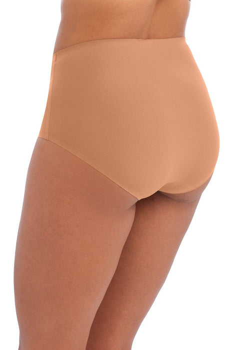 Fantasie Smoothease Cinnamon Invisible Stretch Brief Side View | EnVie Lingerie