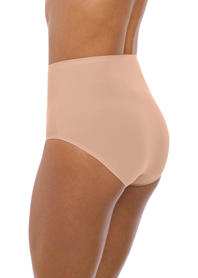 Fantasie Smoothease Natural Beige Invisible Stretch Full Brief Side View | EnVie Lingerie