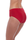 Fantasie Smoothease Red Invisible Stretch Brief Side View | EnVie Lingerie