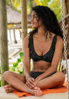 Freya Jewel Cove Black Bikini top Front