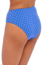 Freya Swim Jewel Cove Azure High Waist Leg Brief Side View