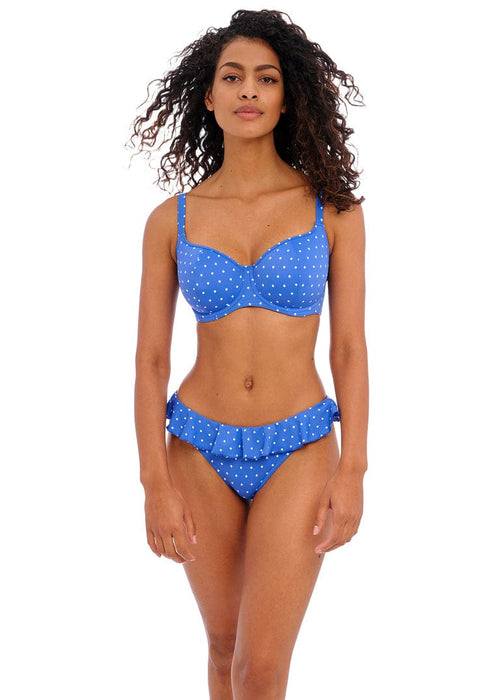 Freya Swim Jewel Cove Azure Italini Bikini Brief with Frill Front