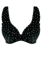 Freya Jewel Cove Bikini Top Black