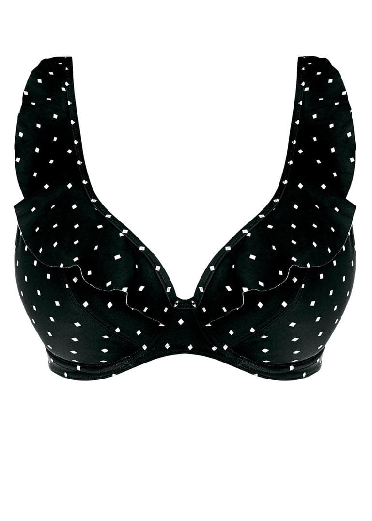 Freya Jewel Cove Bikini Top Black