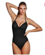 Freya Swimwear 34C / Black/White Freya Pier Halterneck Swimsuit