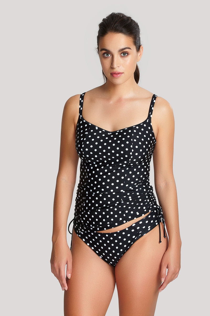 Panache Swimwear 32E / Black/White Spot Panache Anya Spot Underwired Tankini