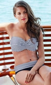 Panache Anya Stripe Strapless Bandeau Bikini Top