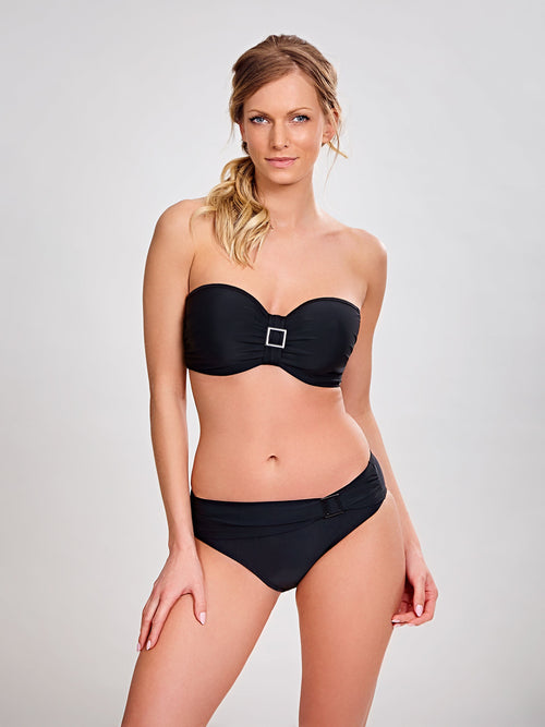 Panache Swimwear 30FF / Black Panache Anya Bandeau Bikini Top