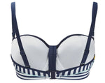 Cleo Lucille Bandeau Bikini Top Nautical