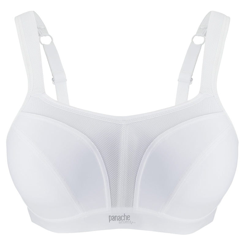 Panache Underwired Sports Bra White