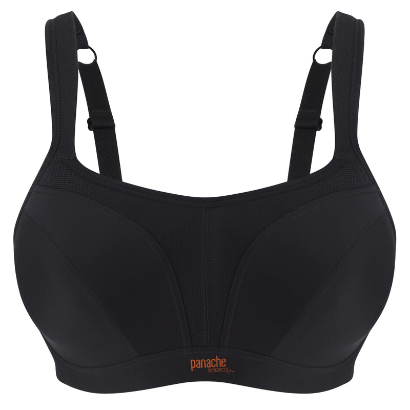 Panache Underwired Sports Bra Black