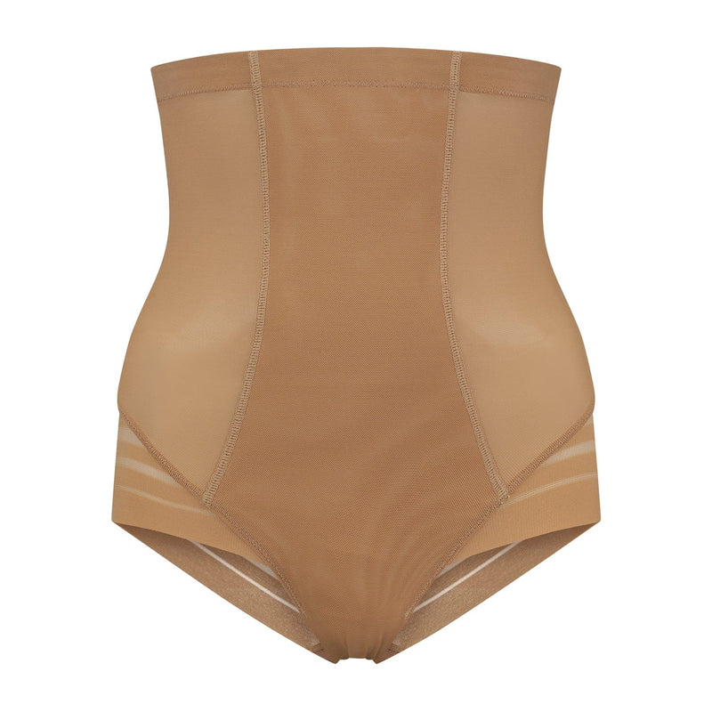 Bye Bra Briefs Shorts & Thongs Light Brown / S Bye Bra Powermesh High Waist Brief