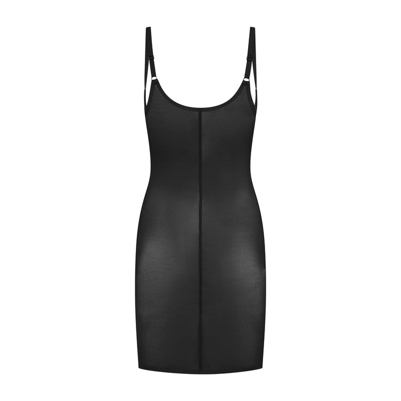 Bye Bra Shapewear Black / S Bye Bra Powermesh Open Bust Dress