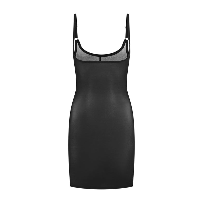 Bye Bra Powermesh Open Bust Dress