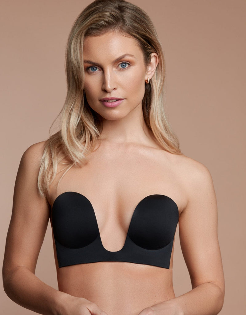 Bye Bra Bras Black / A Bye Bra Seamless U-Style Bra