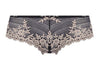 Wacoal Embrace Lace Tanga Black Close up Front View | EnVie Lingerie