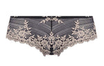Wacoal Embrace Lace Tanga Black Close up Front View | EnVie Lingerie