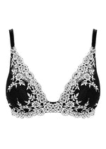 Wacoal Lingerie Embrace Lace Black Plunge Underwire Bra | EnVie Lingerie