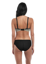 Wacoal Lingerie Embrace Lace Black Plunge Underwired Bra Back View | EnVie Lingerien