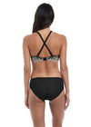 Wacoal Lingrie Embrace Lace Black Plunge Underwird Bra Criss Cross Back View | EnVie Lingerie